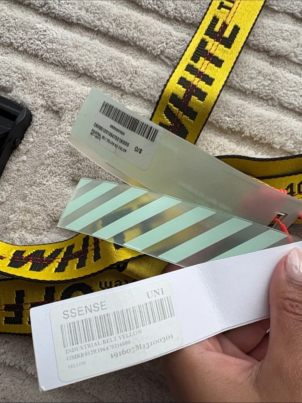 Off white belt